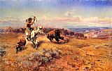 Charles Marion Russell Horse of the Hunter painting